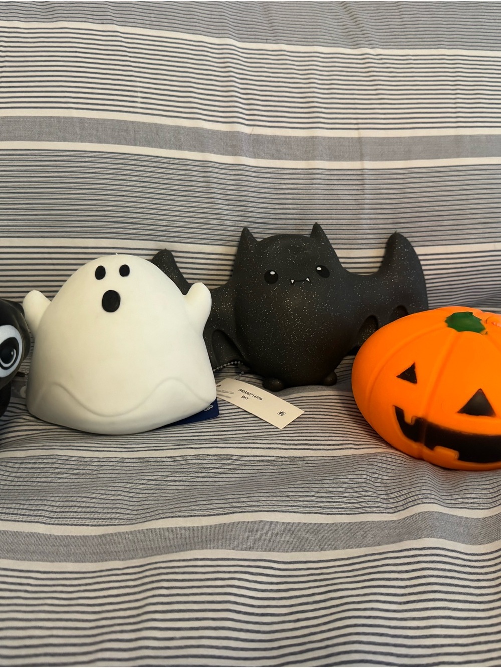 Halloween Ghost, Bat, dog and pumpkin squishys